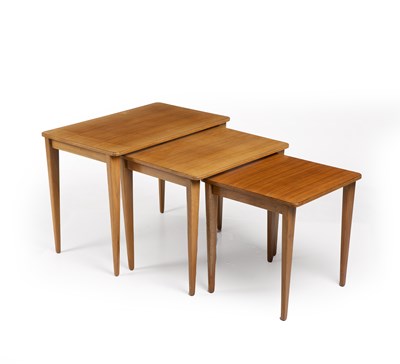 Lot 709 - Gordon Russell of Broadway Nest of three table...