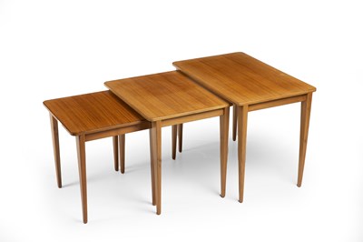 Lot 709 - Gordon Russell of Broadway Nest of three table...