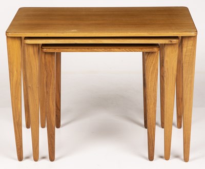 Lot 709 - Gordon Russell of Broadway Nest of three table...