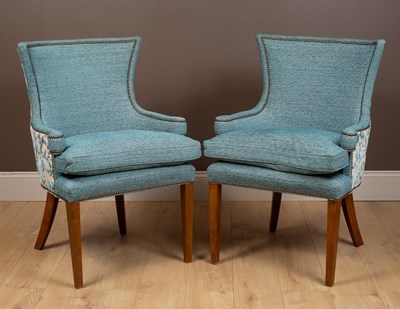 Lot 397 - A pair of Julian Chichester open armchairs