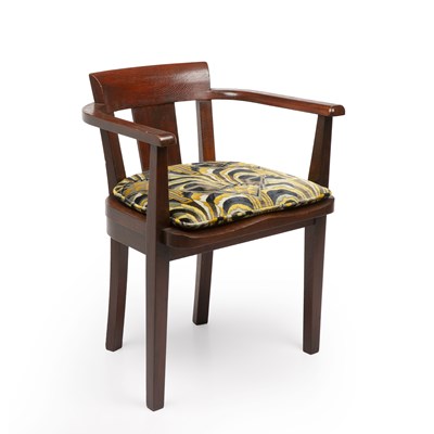 Lot 706 - Gordon Russell of Broadway Desk chair stained...