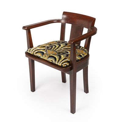 Lot 706 - Gordon Russell of Broadway Desk chair stained...