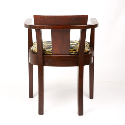 Lot 706 - Gordon Russell of Broadway Desk chair stained...