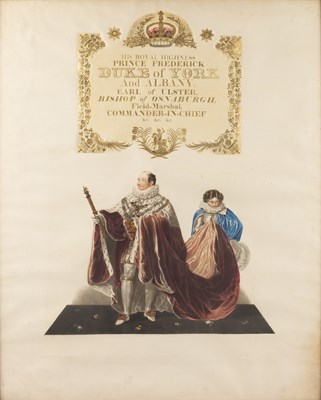 Lot 192 - Five George IV ceremonials coronation prints...