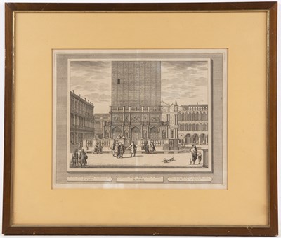 Lot 314 - Antonini after Francesco Panini 'Veduta...