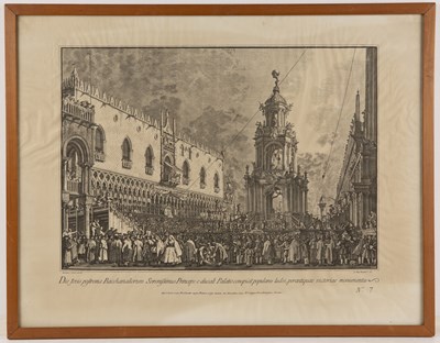 Lot 314 - Antonini after Francesco Panini 'Veduta...