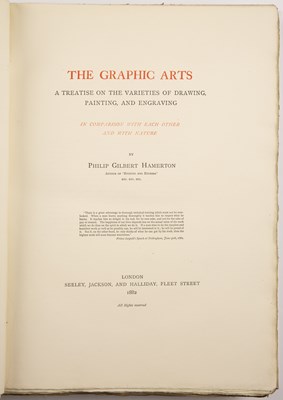 Lot 331 - Hamerton (Philip Gilbert). 'The Graphic Arts'...
