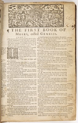 Lot 338 - A 17th century Bible printed by the Company of...