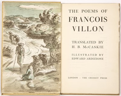 Lot 349 - Cresset Press: 'The Poems of Francois Villon'....