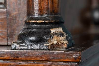 Lot 553 - An 18th century thirty-hour country-made oak longcase clock