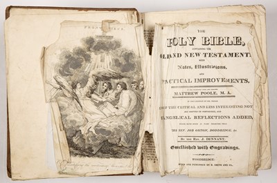Lot 441 - The Holy Bible with Notes, Illustrations and...