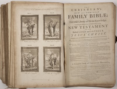 Lot 441 - The Holy Bible with Notes, Illustrations and...