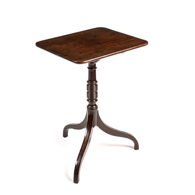 Lot 240 - A Regency mahogany tilt top wine table with a...