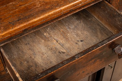 Lot 451 - An 18th century style oak Welsh dresser