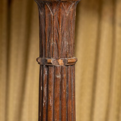 Lot 552 - An antique mahogany four poster bed