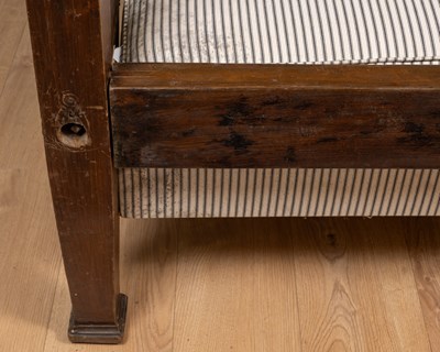 Lot 552 - An antique mahogany four poster bed