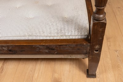Lot 552 - An antique mahogany four poster bed