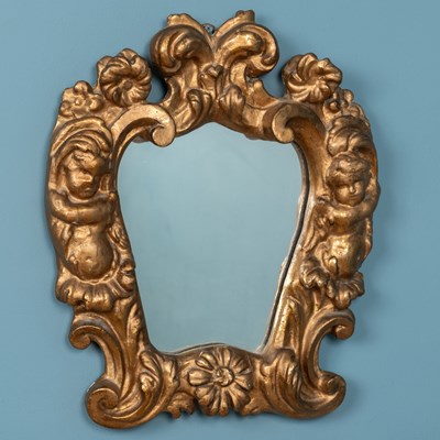 Lot 542 - A Venetian style wall mirror