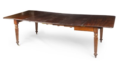 Lot 243 - A 19th century mahogany drop leaf extending...