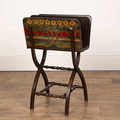 Lot 103 - Arts and crafts magazine or newspaper stand...