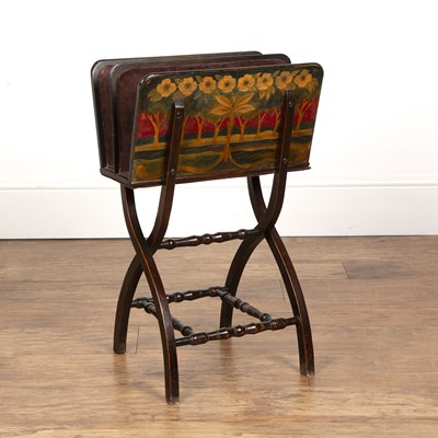 Lot 103 - Arts and crafts magazine or newspaper stand...