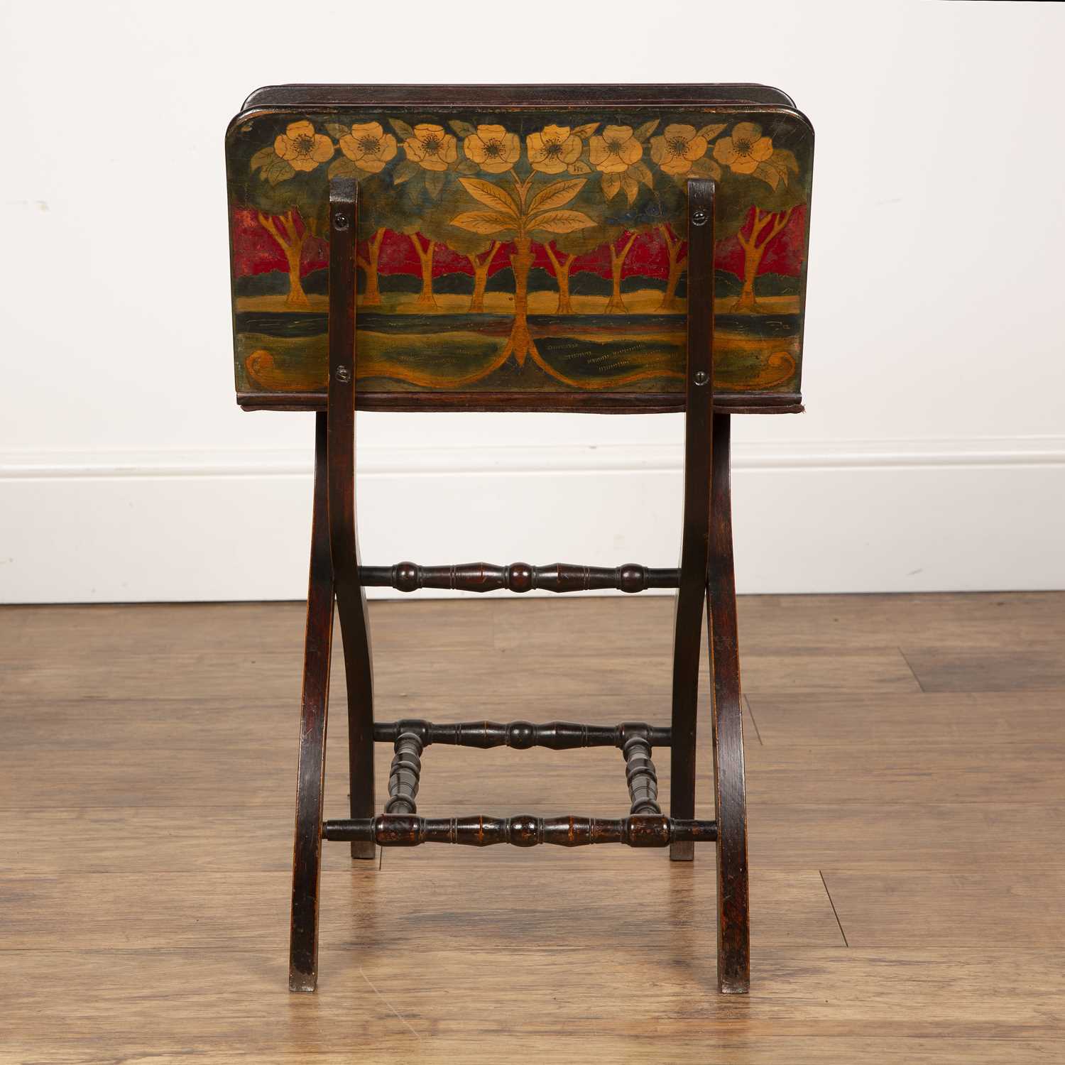 Lot 103 - Arts and crafts magazine or newspaper stand...
