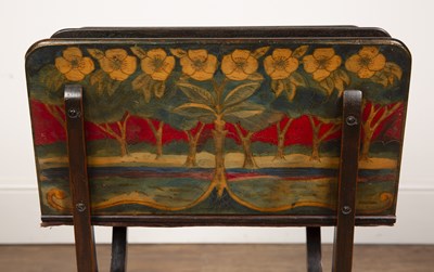Lot 103 - Arts and crafts magazine or newspaper stand...
