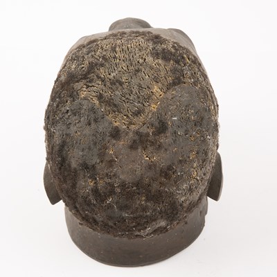 Lot 181 - Makonde Tanzania helmet mask 18.5cm wide 30cm...