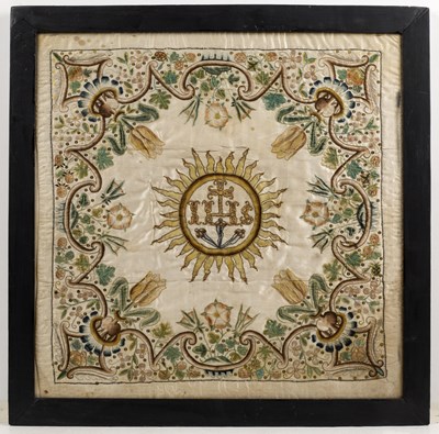 Lot 249 - A late 18th/early 19th century silk...