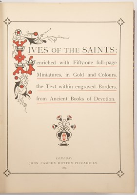 Lot 448 - Fine Binding: Zaehnsdorf (Joseph). 'The Lives...