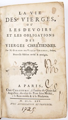 Lot 449 - de Ville-Thierry (Girrard). 'La Vie des...