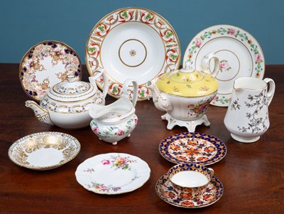 Lot 454 - A collection of 19th century and later Derby and Royal Crown Derby porcelain