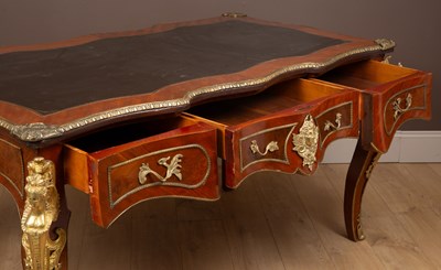 Lot 73 - A Louis XVI style writing desk