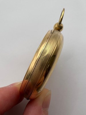 Lot 242 - A Victorian 18ct gold open face pocket watch,...