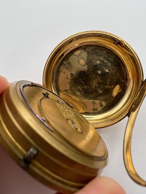Lot 242 - A Victorian 18ct gold open face pocket watch,...