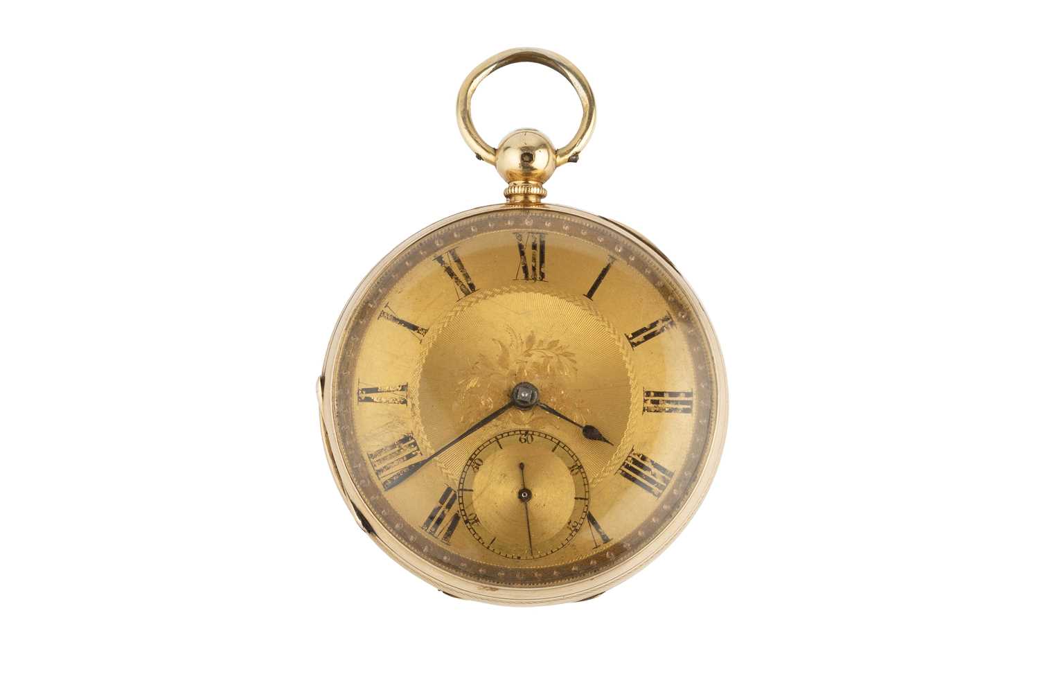 Open face pocket online watch