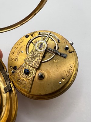 Lot 242 - A Victorian 18ct gold open face pocket watch,...