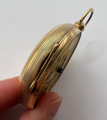 Lot 242 - A Victorian 18ct gold open face pocket watch,...