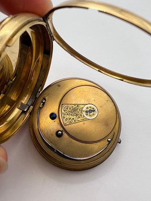Lot 242 - A Victorian 18ct gold open face pocket watch,...