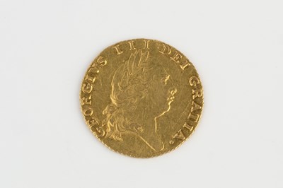 Lot 209 - A George III spade half guinea, dated 1794