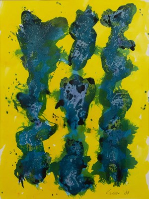 Lot 288 - William Gear (1955-1997) 'Untitled yellow,...