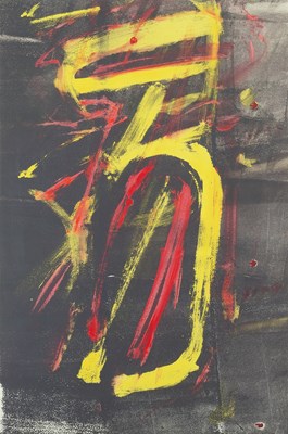 Lot 214 - William Gear (1915-1997) Yellow Flash, 1966...