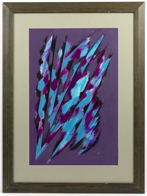 Lot 273 - William Gear (1915-1997) Vertical Blue/Violet,...