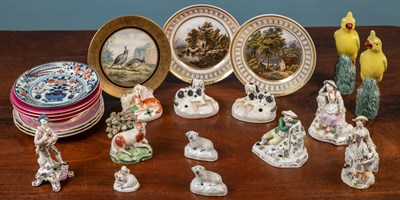 Lot 671 - A collection of various 19th century and later ceramics