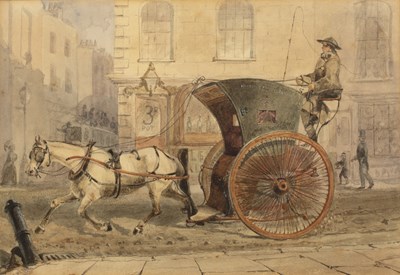 Lot 254 - Charles Wilday (fl. 1853-1867) The Hansom Cab,...