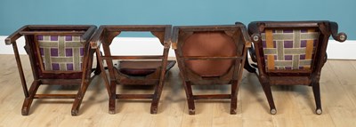 Lot 366 - Four 19th Century dining chairs