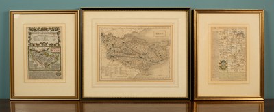 Lot 179 - Three old maps of Kent