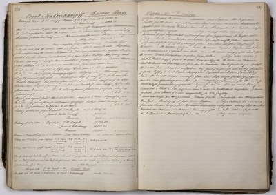 Lot 434 - A Manuscript Alphabetical Ledger. 298pp...