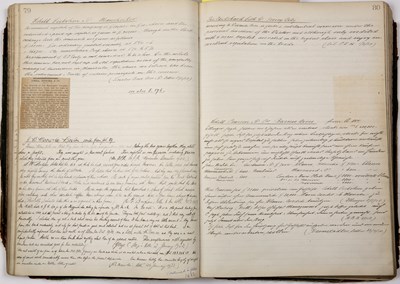 Lot 434 - A Manuscript Alphabetical Ledger. 298pp...