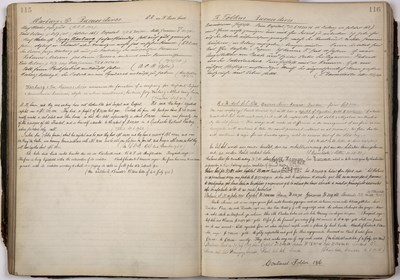 Lot 434 - A Manuscript Alphabetical Ledger. 298pp...